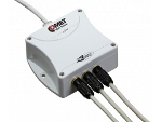 Ethernet PoE 3 channels Temperature and HumiditySensor with external probes